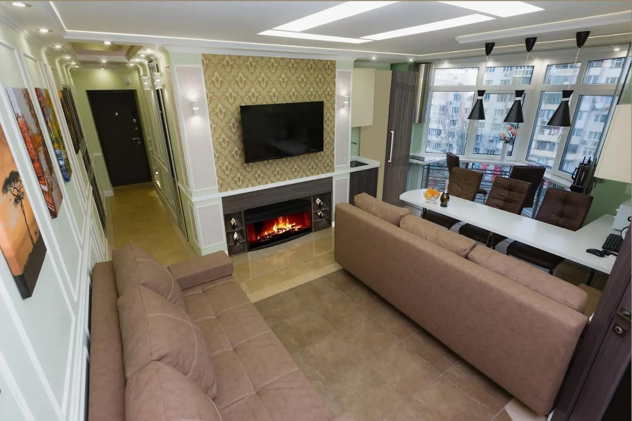 Apartamento Hammam , Big Jacuzzi ,Sauna , 2 Bedroom , Khrechatik Kiev Ucrânia