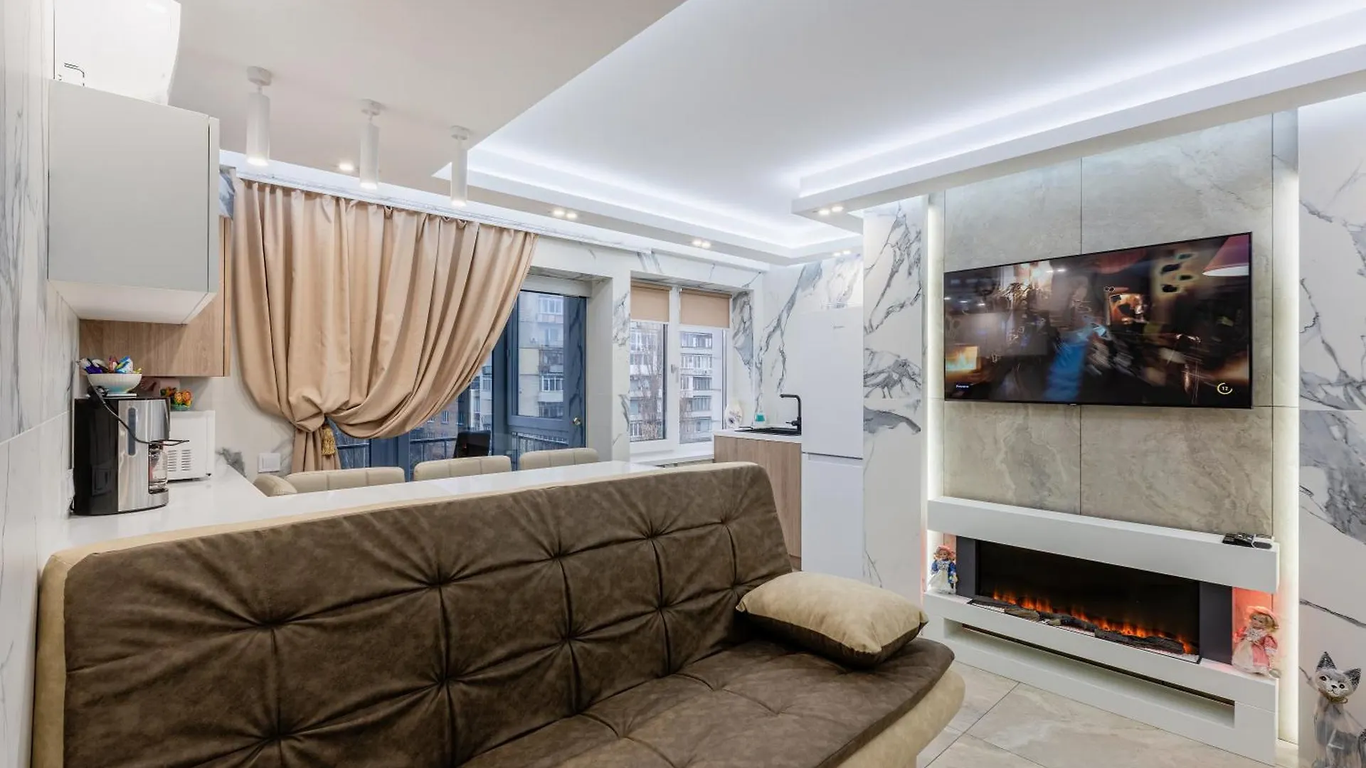 Apartment Hammam , Big Jacuzzi ,Sauna , 2 Bedroom , Khrechatik Kyiv