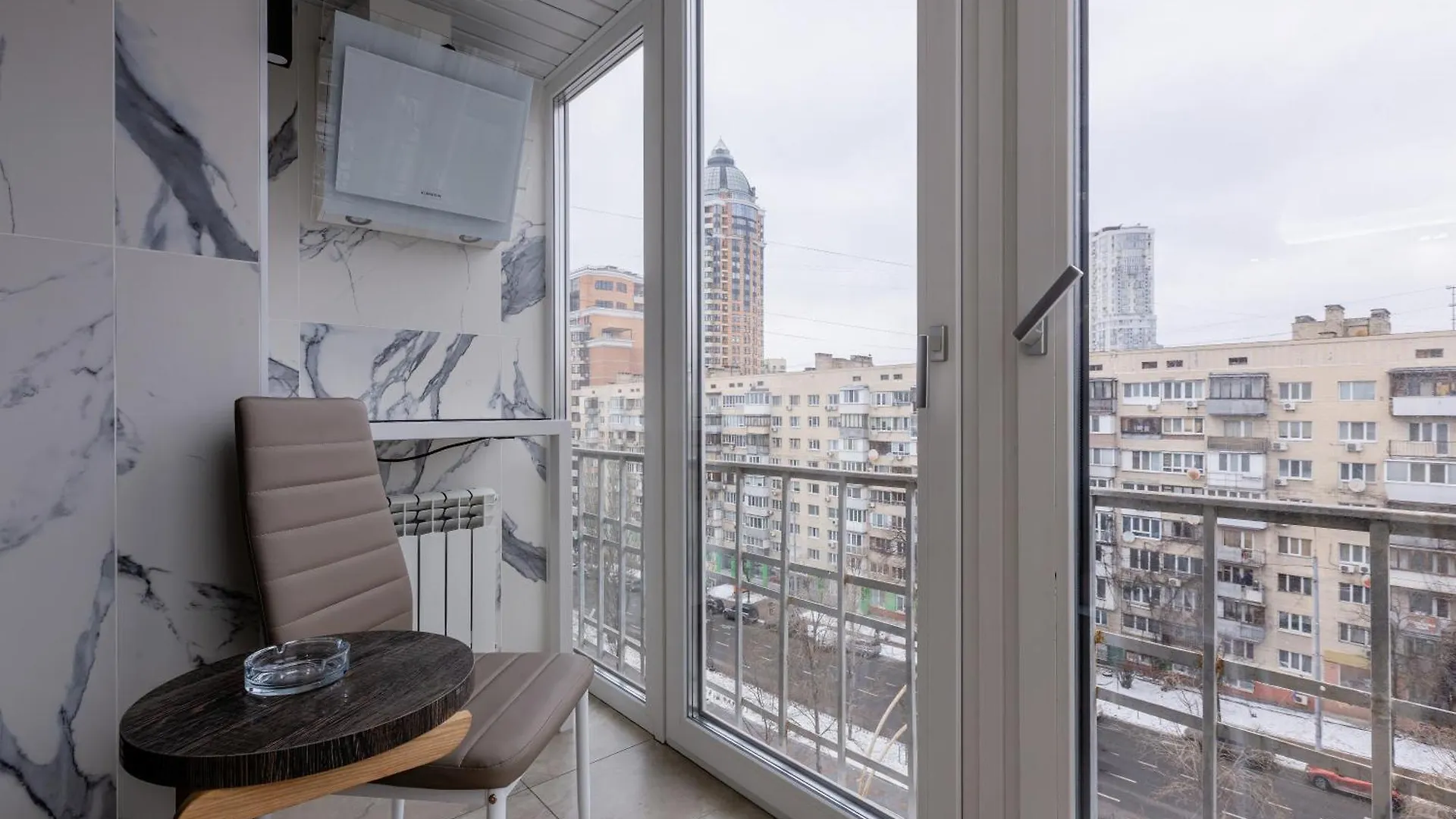 Apartmán Hammam , Big Jacuzzi ,Sauna , 2 Bedroom , Khrechatik Kyjev Ukrajina